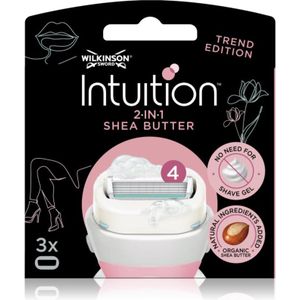 Wilkinson Sword Intuition 2in1 Shea Butter Vervangende Open Messen 3 st