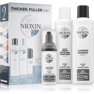 Nioxin System 2 Natural Hair Progressed Thinning Gift Set (tegen Haaruitval ) Unisex