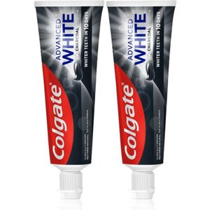 Colgate Advanced White Charcoal Whitening Tandpasta met Actiefkool 2x75 ml