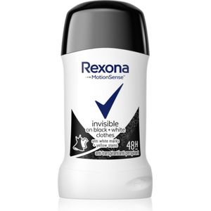 Rexona Invisible on Black + White Clothes Antiperspirant Vaste Antitramspirant 48h 40 ml