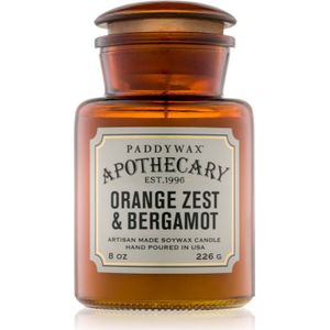 Paddywax Apothecary Orange Zest & Bergamot geurkaars 226 gr