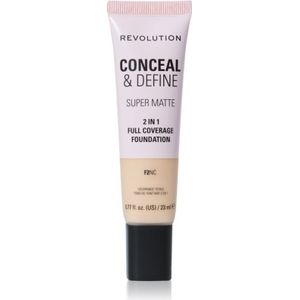 Makeup Revolution Conceal & Define Matterende Make-up Tint F2NC 23 ml