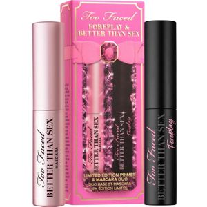 Too Faced Foreplay + Better Than Sex Mini Duo Gift Set voor de Ogen