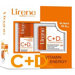 Lirene - C+D PRO Vitamin Energy Gift Set - Gezichtsserum - Hydraterende Crème