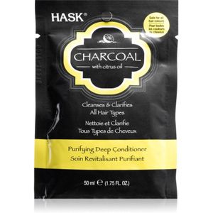 HASK Charcoal with Citrus Oil Diepe Voedende Conditioner voor Herstel van Hoofdhuid 50 ml
