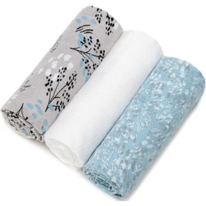 T-TOMI BIO Bamboo Diapers stoffen luiers Splashes 70x70 cm 3 st
