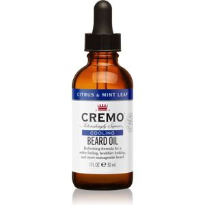 CREMO - Huile de Barbe Rafraîchissante - Huiles Naturelles - 30 ml
