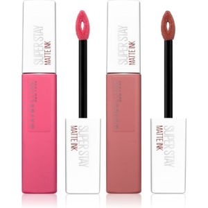Maybelline New York - Make-Up Set - Lippenstiftenset - Matte Effect - 2 Stuks