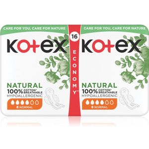 Kotex Natural Normal maandverband 16 st