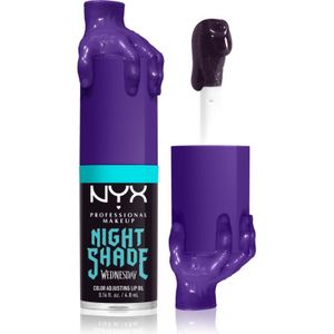 NYX Professional Makeup - Wednesday Mystery Lip Oil - Lipgloss - Nightshade - 5 ml