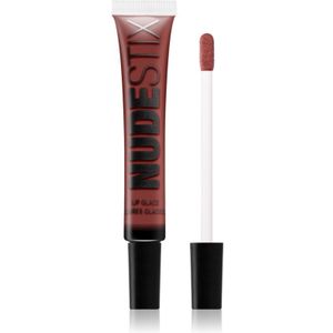 Nudestix Lip Glace Lipgloss voor meer Volume Tint Nude 08 10 ml