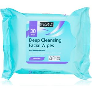 Beauty Formulas Clear Skin Deep Cleansing Vochtige Reinigings Doekjes voor Vette en Problematische Huid 30 st