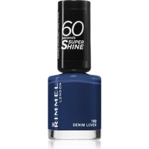 Rimmel - 60 Seconds Super Shine - Nagellak - Tint 102 Denim Lover - 8 ml