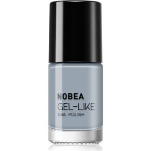 NOBEA - Day-to-Day Gel-like Nail Polish - Cloudy Grey - 6 ml