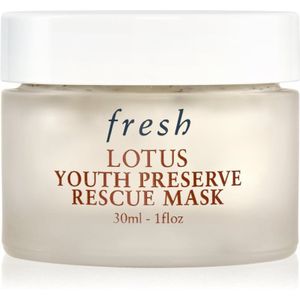 fresh Lotus Youth Preserve Rescue Mask Exfoliërende Masker tegen Veroudering 30 ml