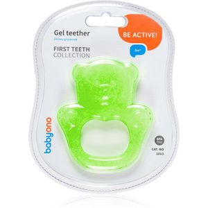 BabyOno Be Active Gel Teether bijtring Green Bear 1 st