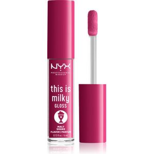 NYX Professional Makeup This Is Milky Gloss -Malt Shake -Lipgloss -4 ml