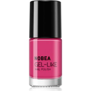 NOBEA Day-to-Day Gel-like Nail Polish Nagellak met gel effect Tint #N71 Pink blossom 6 ml