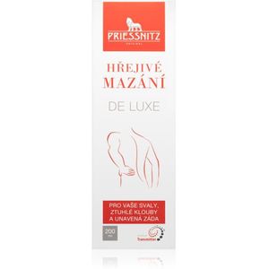 Priessnitz DeLuxe Massage Crème met verwarmend effect 200 ml