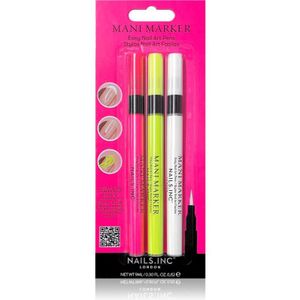 Nails Inc. Mani Marker Trio Manicure Set 3x3 ml
