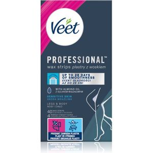 Veet - Professional Sensitive Skin - Ontharingsstips - 40 st