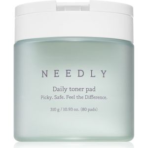 NEEDLY - Daily Toner Pad - Exfoliërende Pads - Vette en Problematische Huid - 80 st