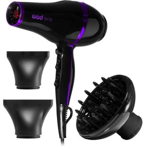 Wad Bris Hair Dryer Haarföhn Black/Purple 1 st