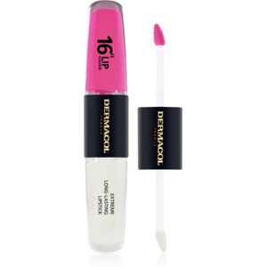 Dermacol 16H Lip Colour Langaanhoudende lippenstift en lipgloss Tint 18 2x4 ml