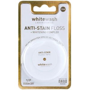 Whitewash Nano Anti-Stain Dentale Flosdraad met Whitening Werking 25 m