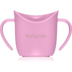 BabyOno Be Active Ergonomic Training Cup trainingsbeker met handvaten Purple 6 m+ 120 ml