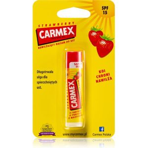 Carmex Strawberry Hydraterende Lippenbalsem Stick SPF 15 4.25 gr