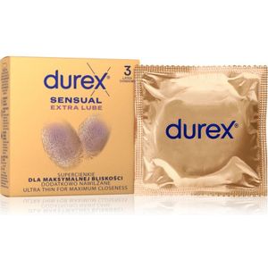 Durex Sensual Extra Lube condooms 3 st