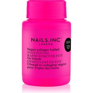 Nails Inc. - Vegan Nail Polish Rapid Remover Pot - Nagellak Remover - 50 ml - Acetonvrij met Kokosgeur
