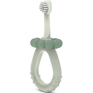 Suavinex - Tandenborstel voor Baby's - Groen - Voor 0 tot 2 Jaar - Ergonomisch
