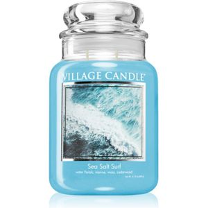 Village Candle Sea Salt Surf geurkaars (Glass Lid) 602 gr