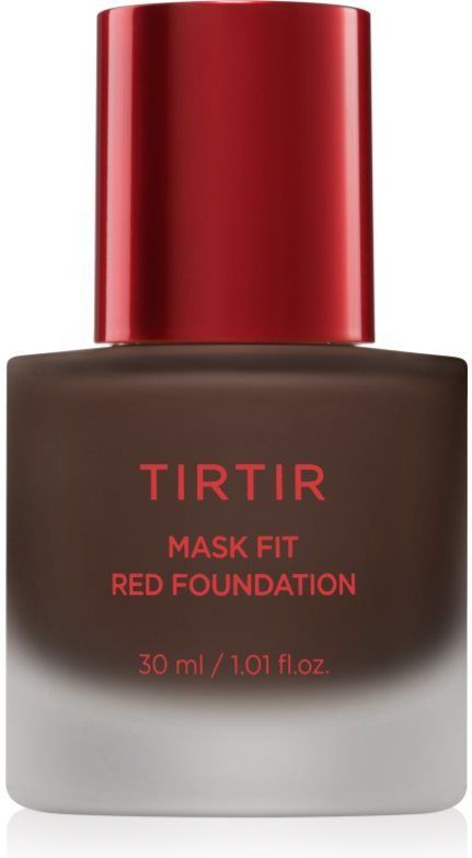 TIRTIR Mask Fit Red Foundation Verhelderende Vloeibare Make-up met Hydraterende Werking Tint 49N Deep Chestnut 30 ml