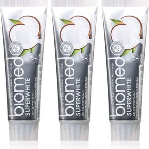 Biomed Superwhite Versterkende Tandpasta met Kokosolie 3x100 g