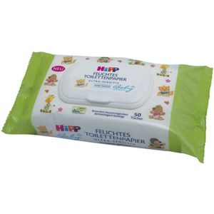 Hipp Babysanft Ultra Sensitive vochtig toiletpapier 50 st