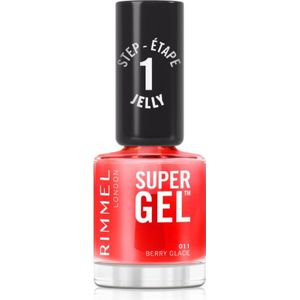 Rimmel Super Gel Gel Nagellak zonder UV/LED Lamp Tint 011 Berry Glace 12 ml