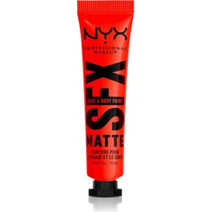NYX Professional Makeup Halloween SFX Paints oogschaduwcrème voor Gezicht en Lichaam Tint  02 Fired Up 15 ml