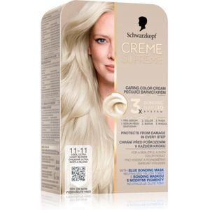 Schwarzkopf - Creme Supreme - Permanente Haarkleuring - Cool Ultra Light Blonde - 60 ml