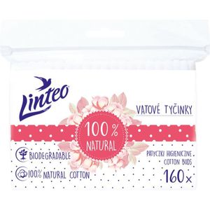 Linteo - Natural Cotton Buds - Wattenstaafjes - 160 st
