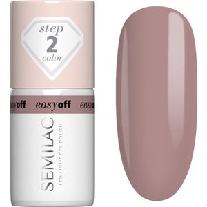 Semilac Easy Off Step 2 Gel Nagellak voor UV/LED Lamp Tint Mocha Cream 7 ml