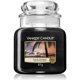 Yankee Candle Medium Jar Geurkaars - Black Coconut