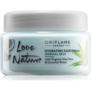 Oriflame Love Nature Aloe Vera & Coconut Water Hydraterende Gezichtscrème voor Normale Huid 50 ml