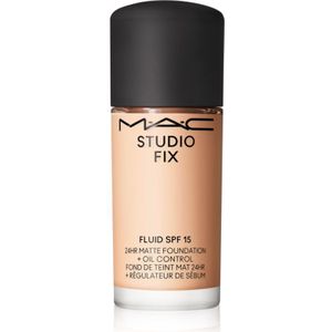 MAC Cosmetics Mini Studio Fix Fluid SPF 15 24HR Matte Foundation + Oil Control Matterende Make-up SPF 15 Tint NW13 15 ml