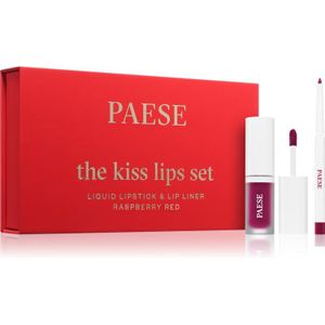 Paese - The Kiss Lips Set - Gift Set - Raspberry Red - Cosmetica
