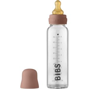 BIBS Baby Glass Bottle 225 ml babyfles Woodchuck 225 ml