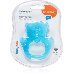 BabyOno Be Active Gel Teether bijtring Blue Bear 1 st