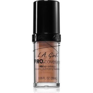 L.A. Girl Cosmetics PRO. Coverage Verhelderende Vloeibare Make-up Tint Natural 28 ml